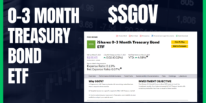 sgov iShares 0-3 Month Treasury Bond ETF